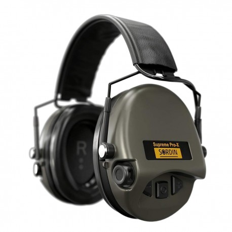 Casque anti-bruit Suprême Pro-X SFA, disponible sur www.equipements-militaire.com