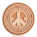 Patch militaire Peace Through Superior Firepower