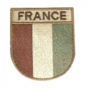 Ecusson militaire drapeau France désert