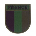 Ecusson militaire drapeau France basse-luminosité
